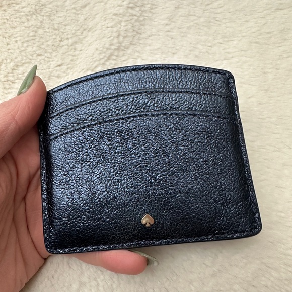 Kate Spade New York Spencer Metallic leather card holder - Picture 2 of 3